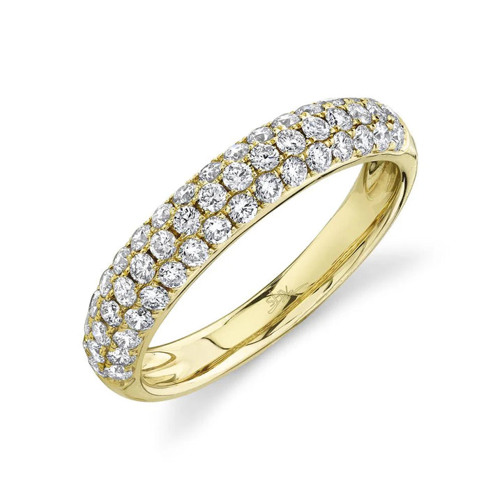 0.81ctw Diamond Pave Band
