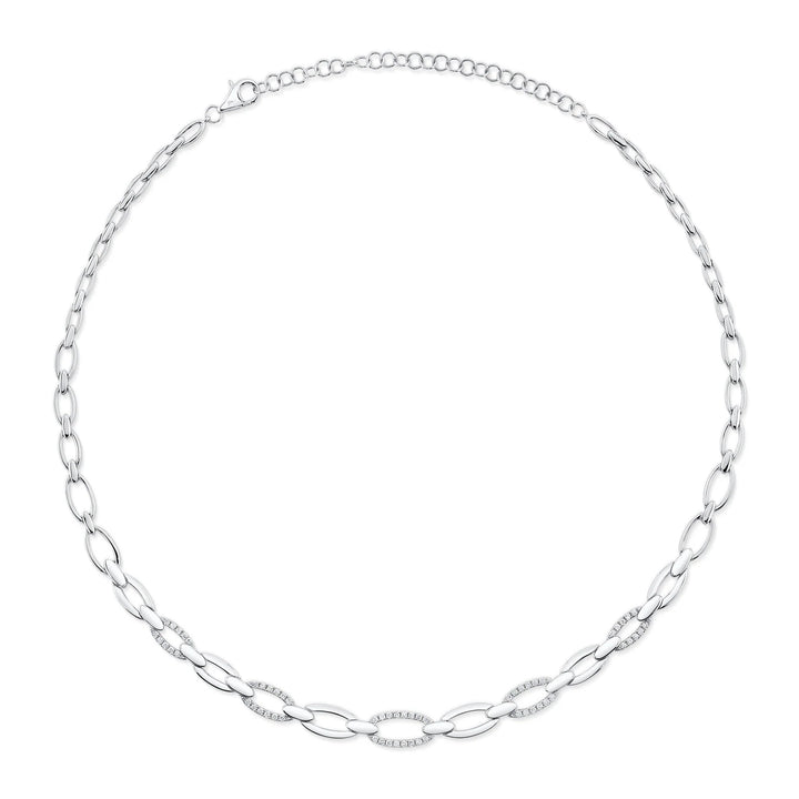 0.74ctw Diamond Link Necklace