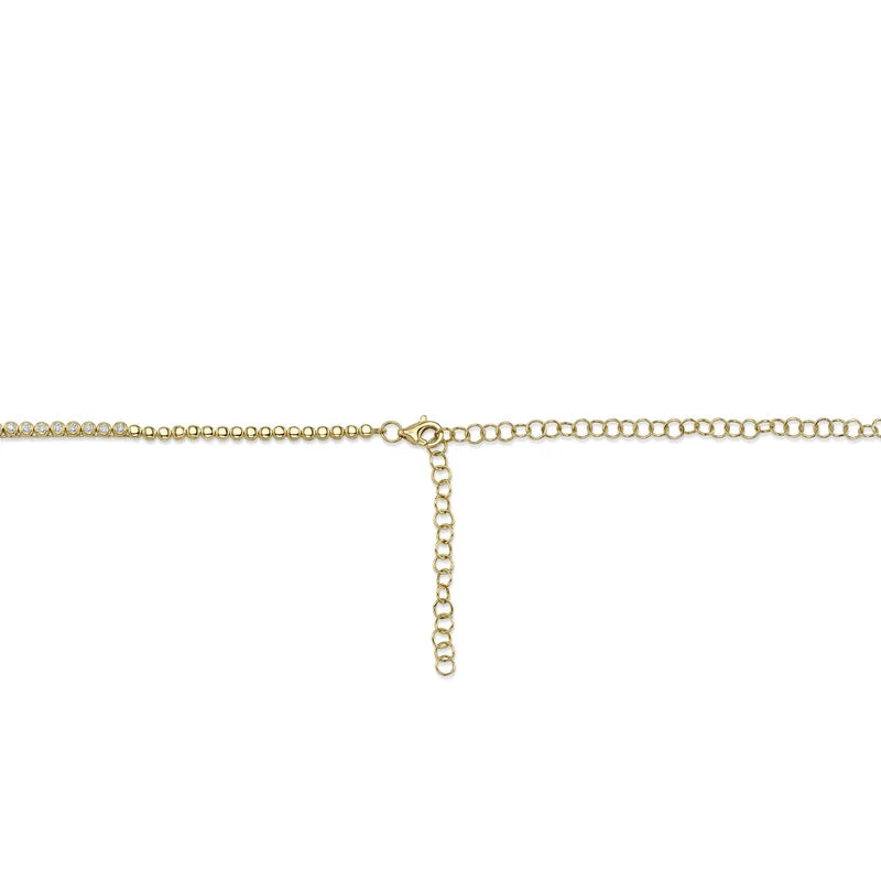 2.00ctw Diamond Bezel Tennis Necklace