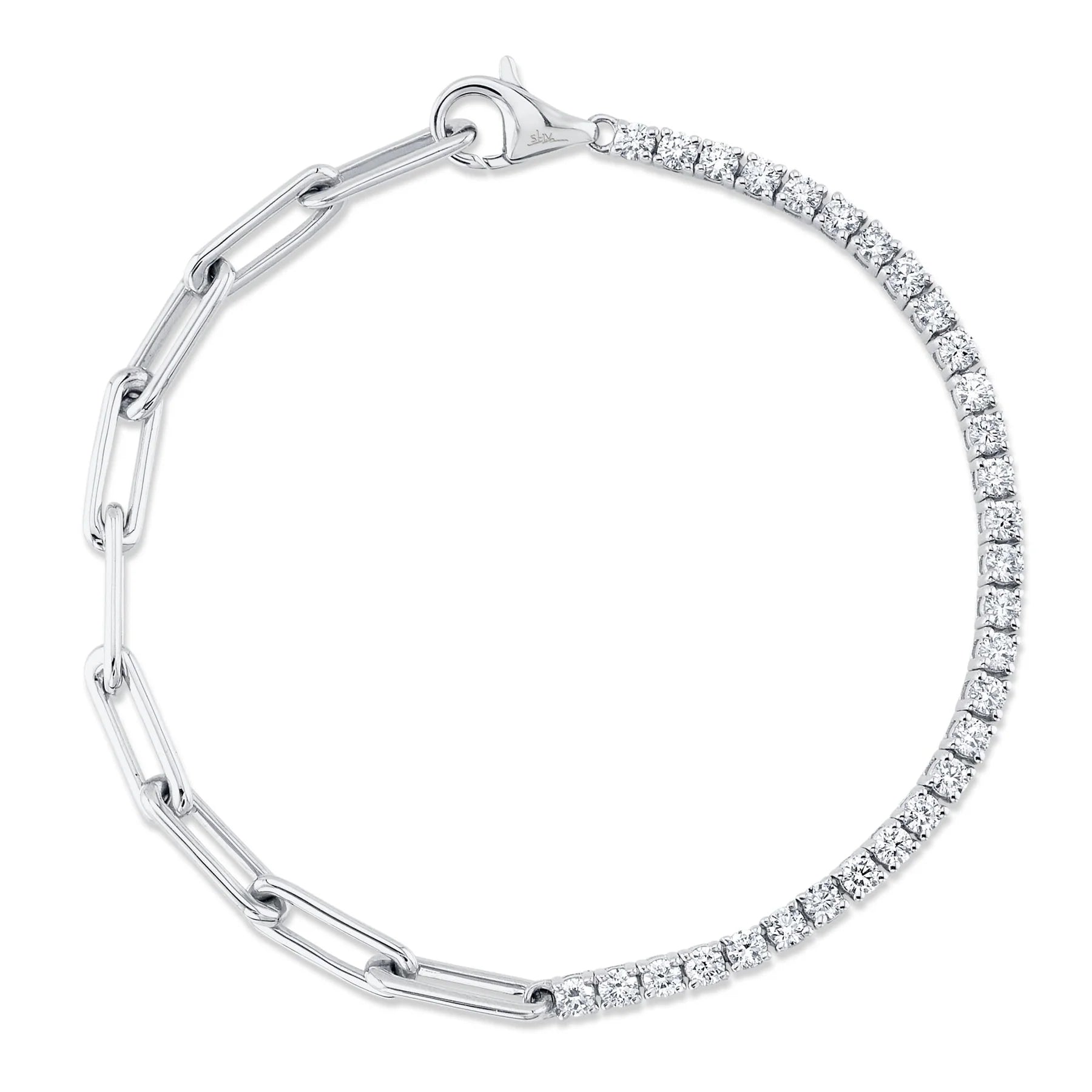 1.50ctw Diamond Link Bracelet, size 8
