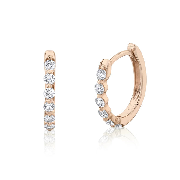 0.26ctw Diamond Huggie Earring