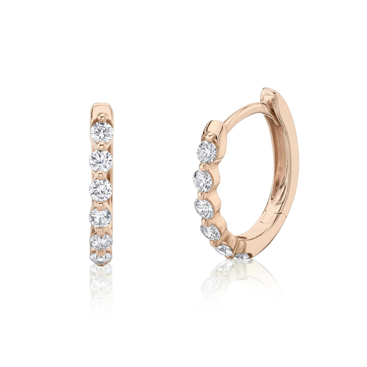 0.26ctw Diamond Huggie Earring