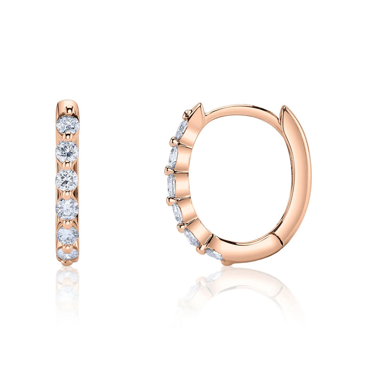0.26ctw Diamond Huggie Earring