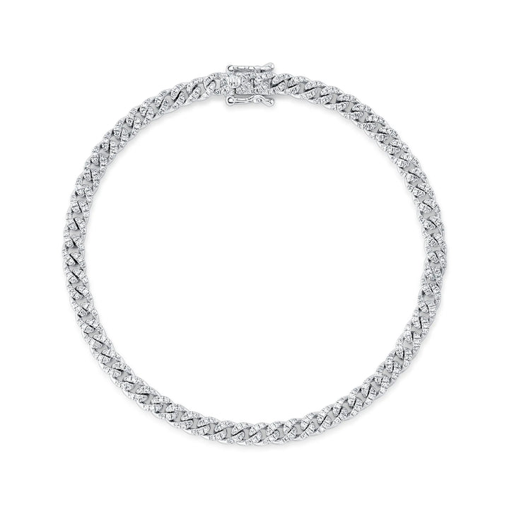 0.84ctw Diamond Link Bracelet