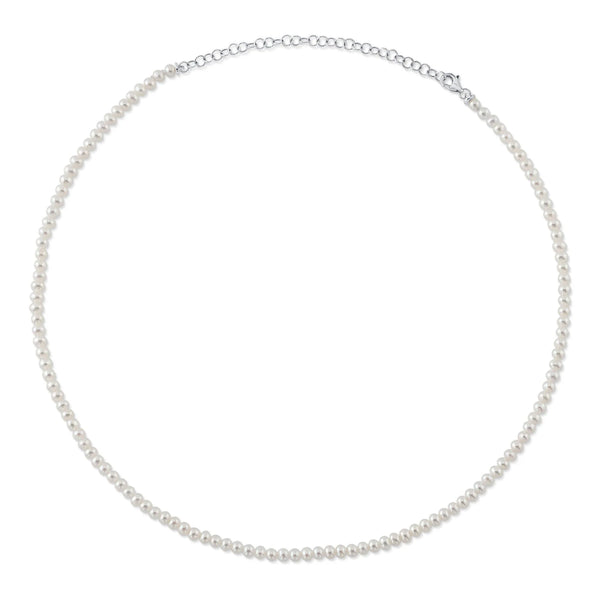 Cultured Pearl Tennis Necklace