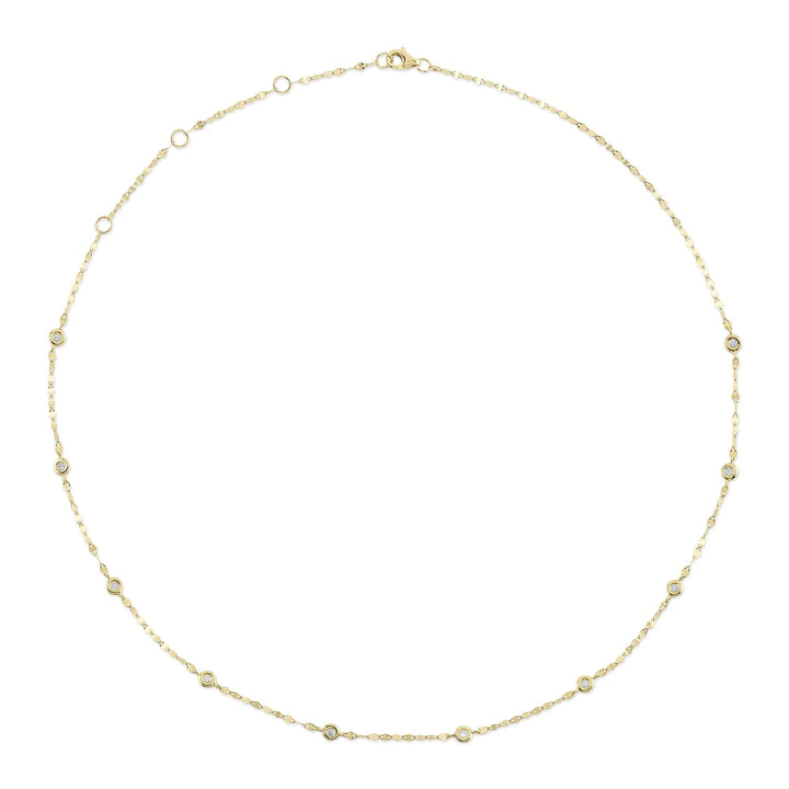 0.20ctw Diamonds By The Yard Necklace