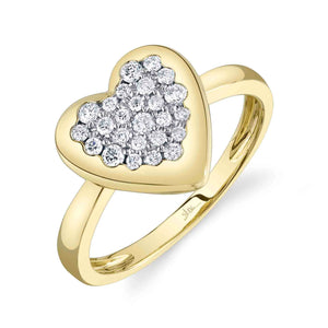 0.26ctw Diamond Heart Ring