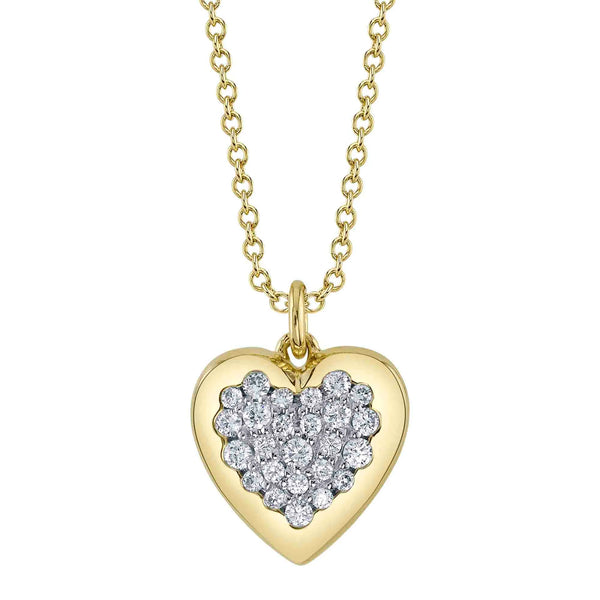 0.26ctw Diamond Heart Necklace