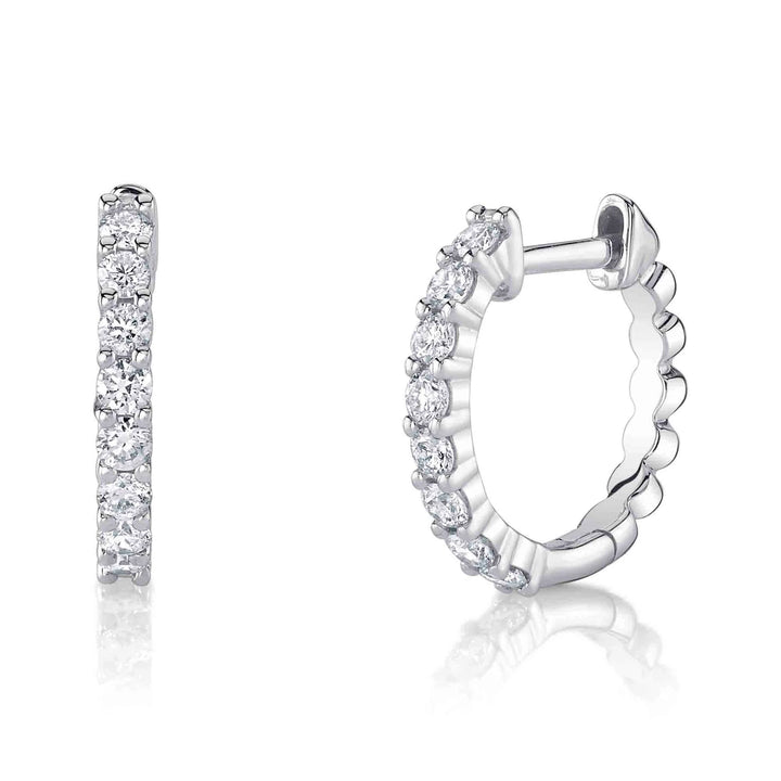 0.34ctw Diamond Huggie Earrings