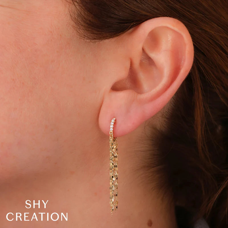 0.13ctw Diamond Fringe Earrings