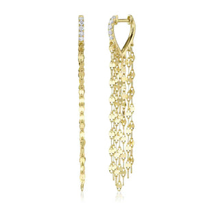 0.13ctw Diamond Fringe Earrings