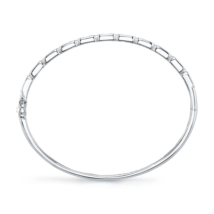 0.65ctw Diamond Baguette Bangle