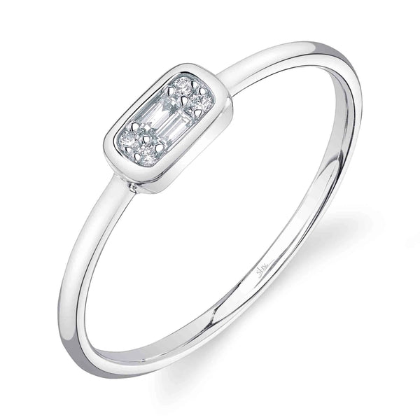 0.07ctw Diamond Baguette Ring