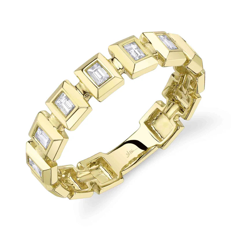 0.27ctw Diamond Baguette Geo Cut Ring