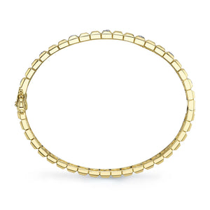 0.36ctw Diamond Geo Cut Bangle