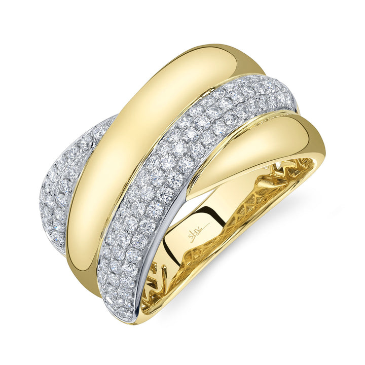 0.72ctw Diamond Pave Ring