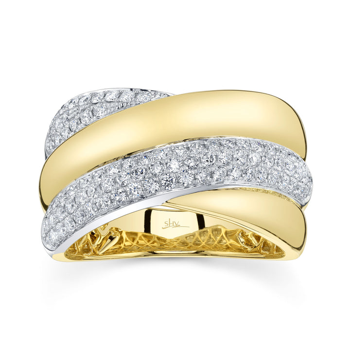 0.72ctw Diamond Pave Ring