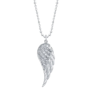 0.21ctw Diamond Angel Wing Necklace
