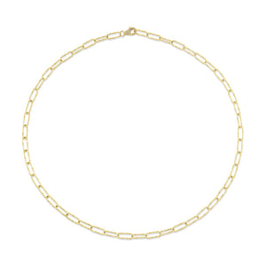 0.10ctw Diamond Paper Clip Link Necklace
