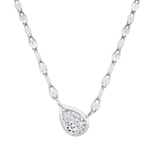 0.23ctw Diamond Pear Necklace