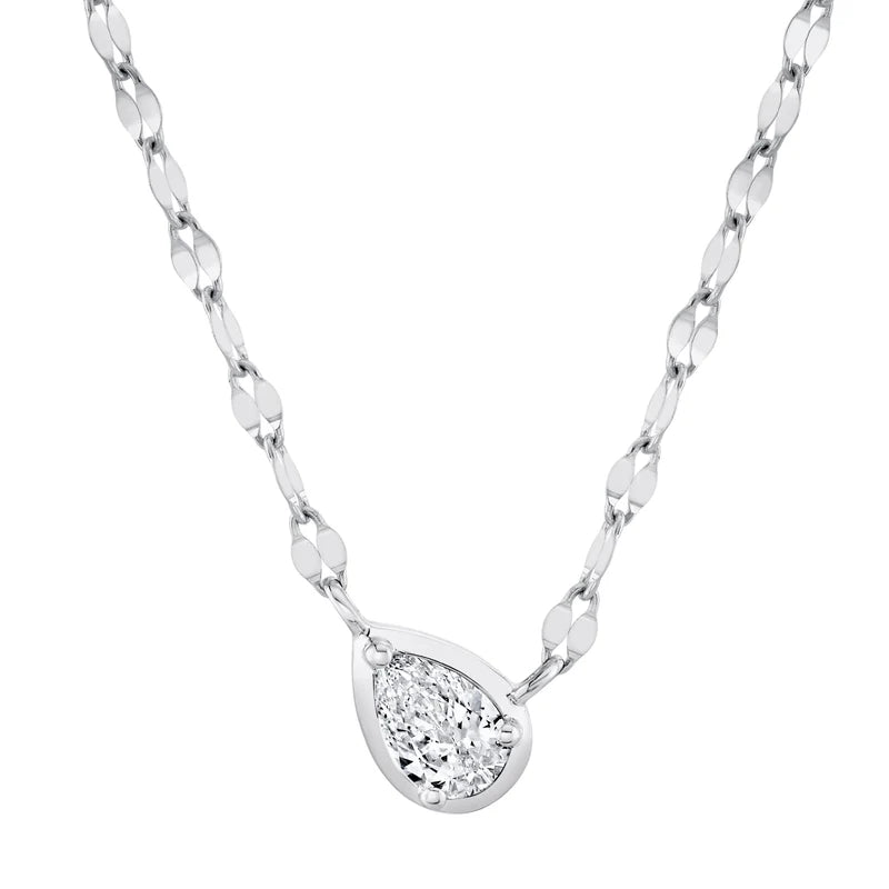 0.23ctw Diamond Pear Necklace