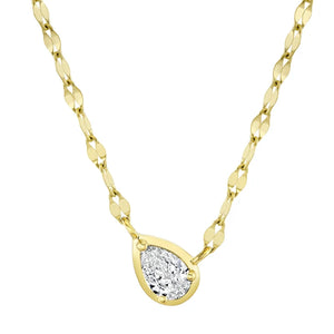 0.23ctw Diamond Pear Necklace