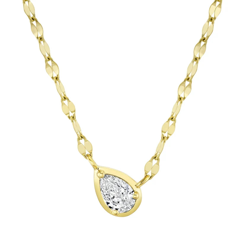 0.23ctw Diamond Pear Necklace