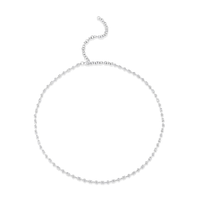 1.80ctw Diamond Bezel Necklace