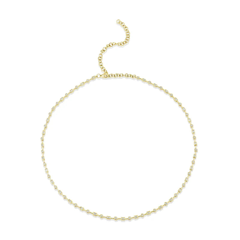 1.80ctw Diamond Bezel Necklace