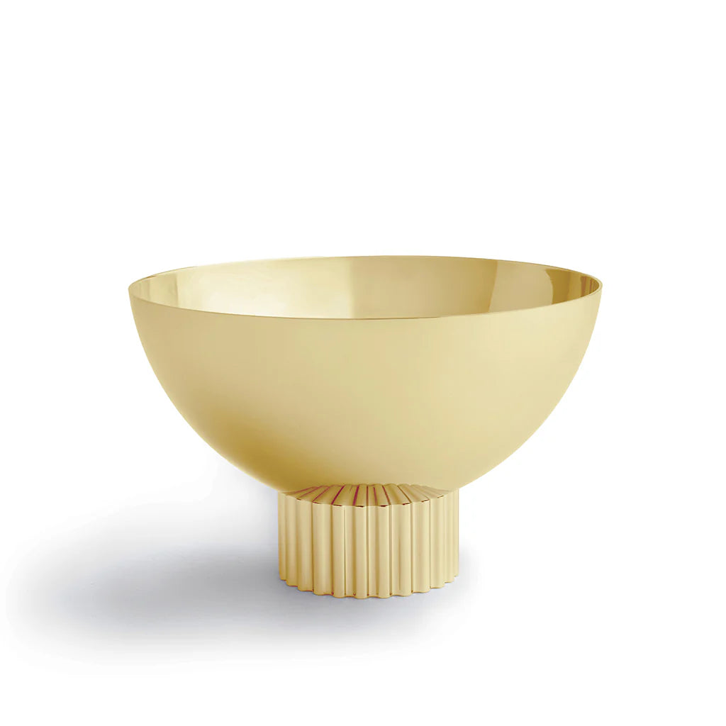 Striations Nut Bowl, Gold
