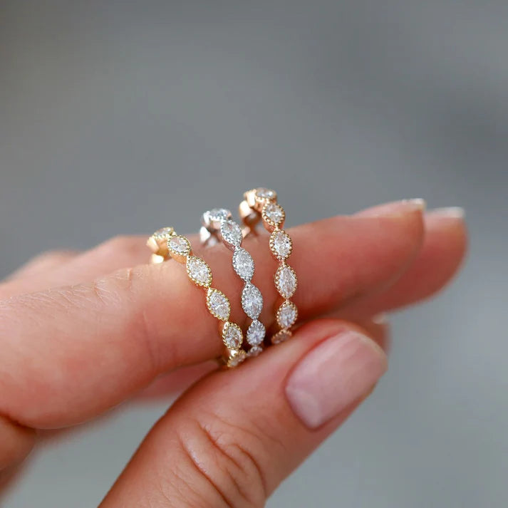 Maria White Diamond Band