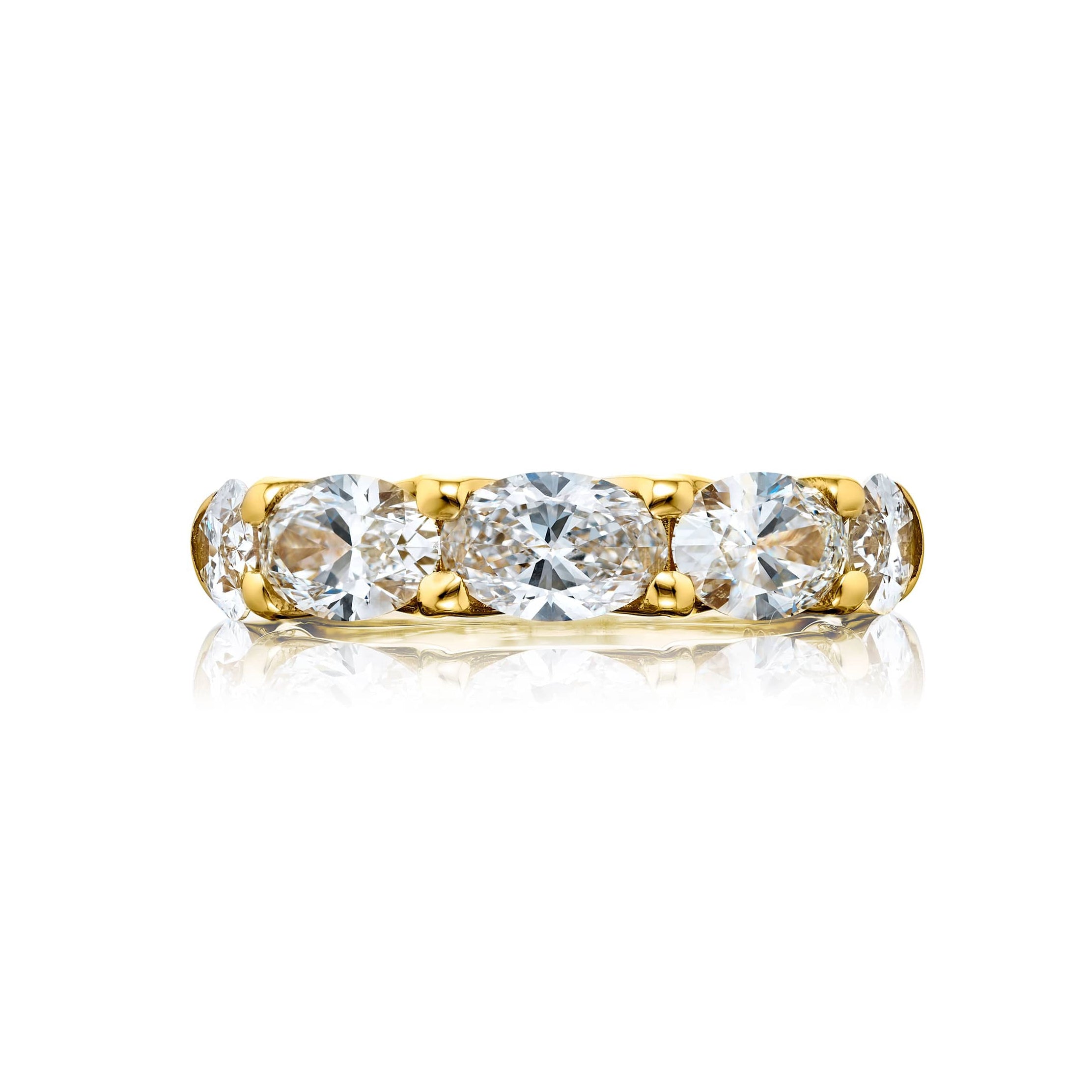 2.80ctw Oval-Cut Diamond Band