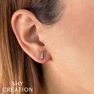 0.18ctw Diamond Baguette Earrings