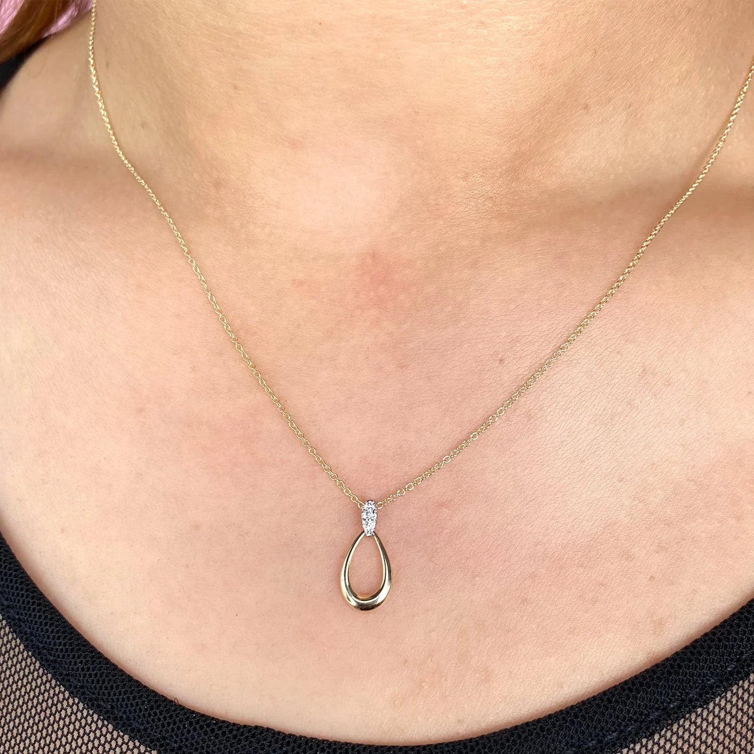0.03ctw Diamond Necklace
