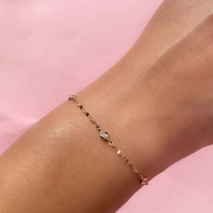 0.10ctw Diamonds By The Yard Chain Bracelet
