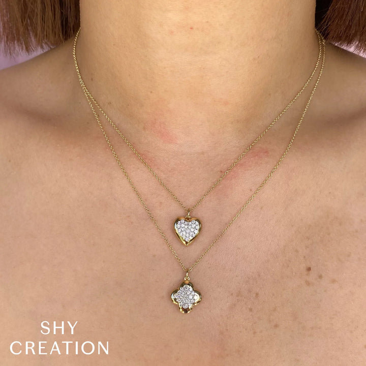 0.26ctw Diamond Heart Necklace