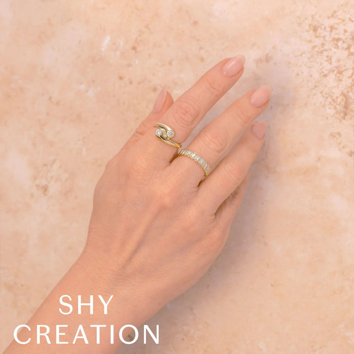 0.23ctw Diamond Baguette Band