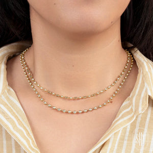 1.80ctw Diamond Bezel Necklace