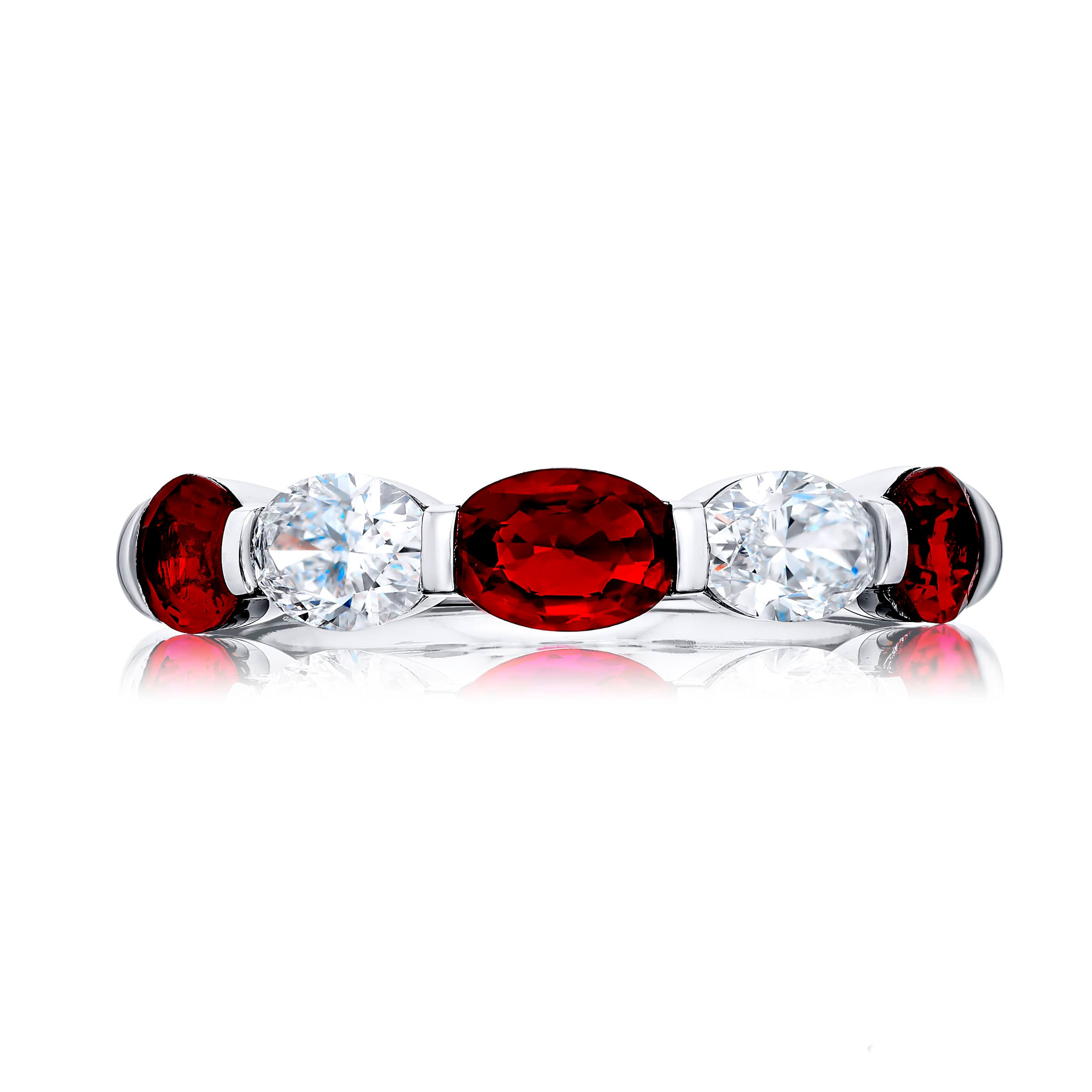 2.35ctw Ruby & Diamond Band