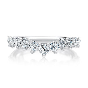 0.72ctw Diamond V Band