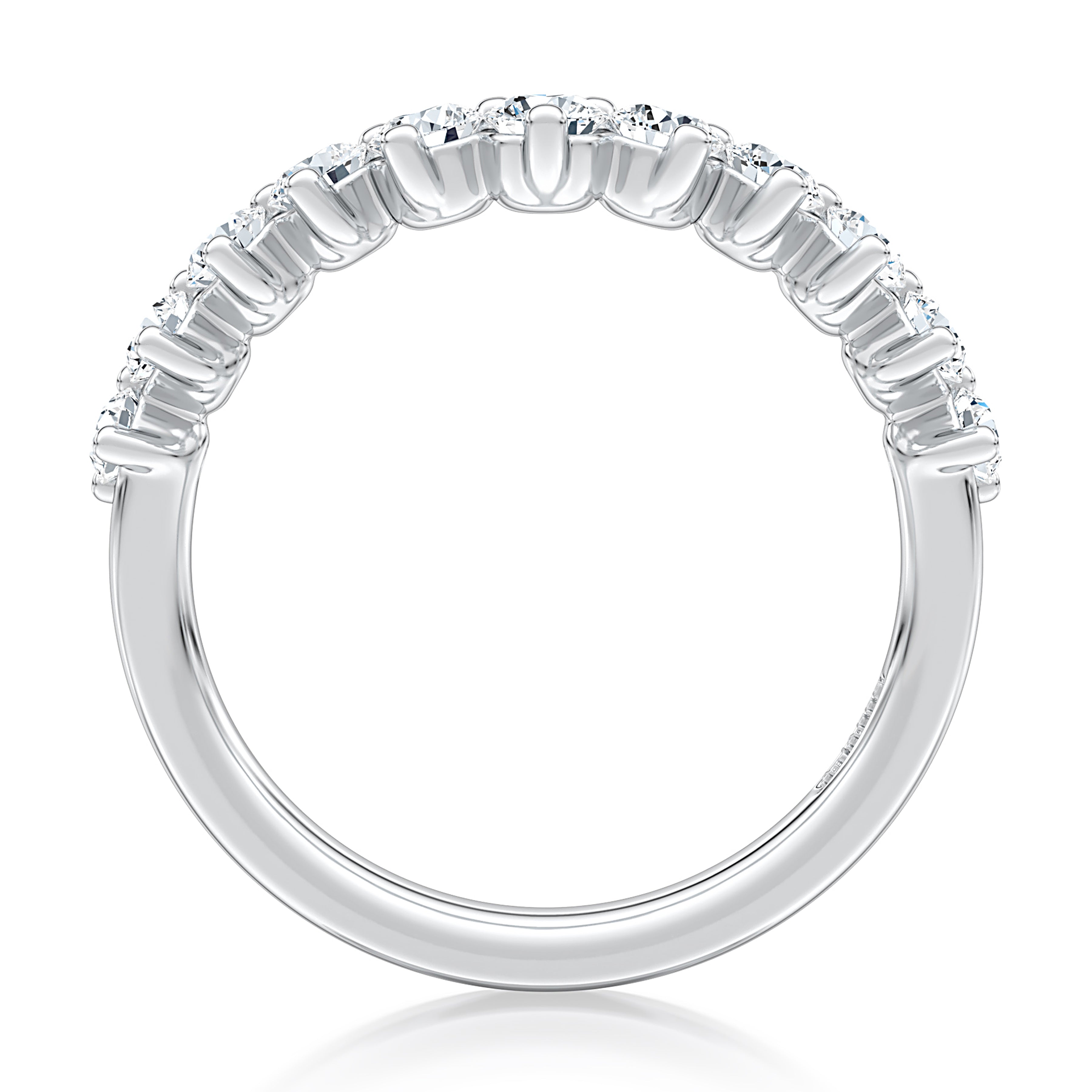 0.72ctw Diamond V Band