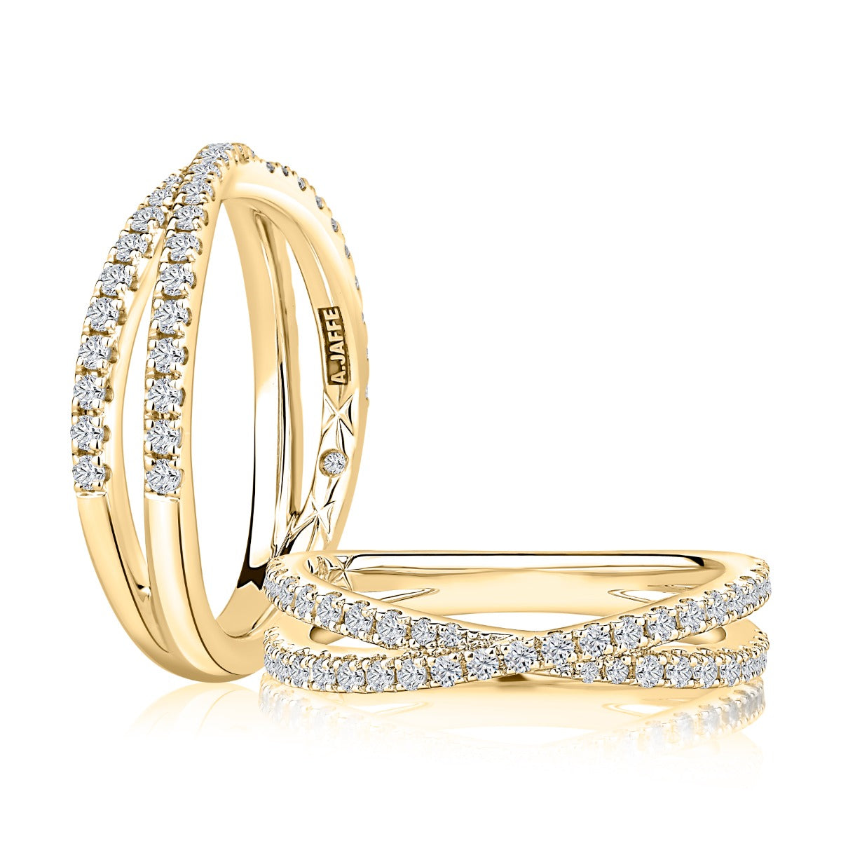 0.41ctw Diamond Criss-Cross Band