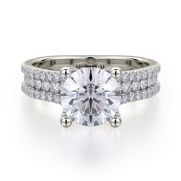 0.62ctw Round Diamond Engagement Ring