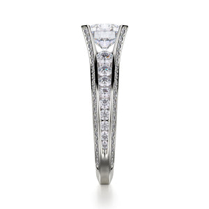 0.80ctw Round Diamond Engagement Ring
