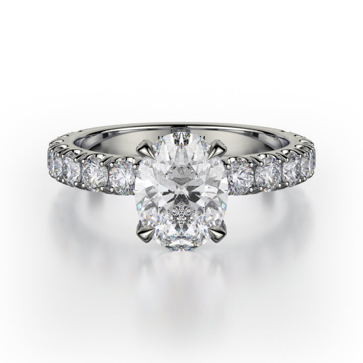 0.84ctw Diamond Engagement Ring