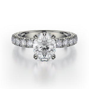 0.84ctw Diamond Engagement Ring