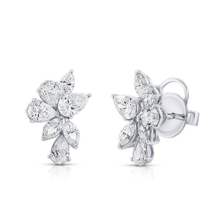 3.51ctw Diamond Stud Earrings