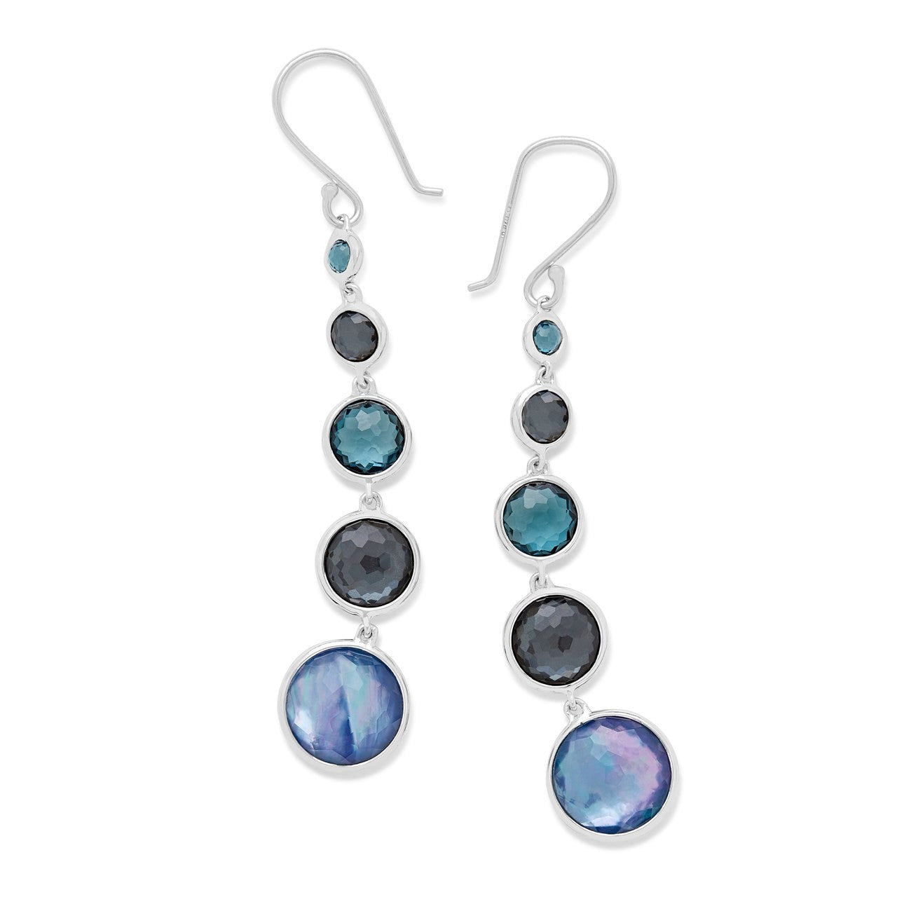 Lollitini 5-Stone Drop Earrings in Sterling Silver – Gunderson's Jewelers