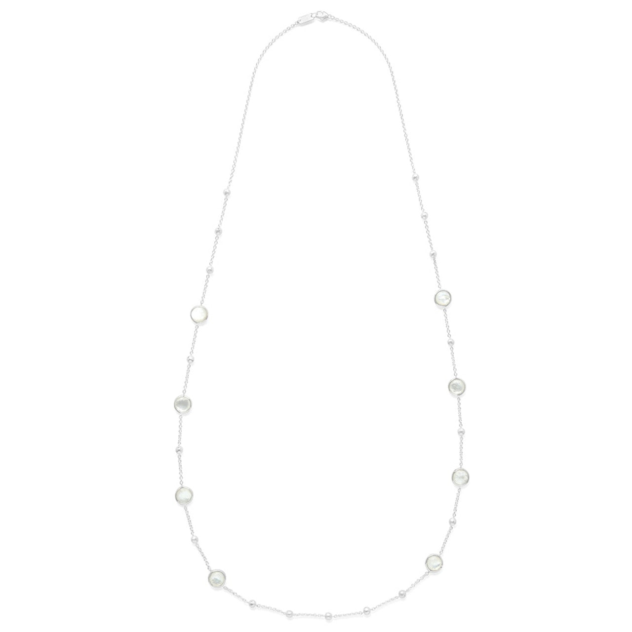 Multi Station Necklace in Sterling Silver