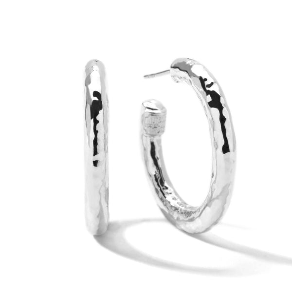 Small Hoop Earrings in Sterling Silver